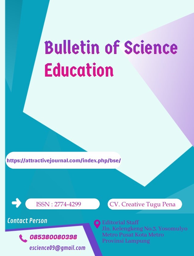 					View Vol. 5 No. 3 (2025): Bulletin of Science Education
				